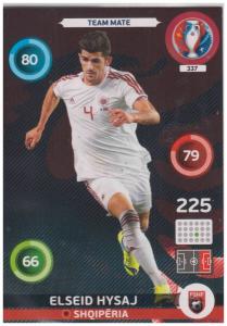 Adrenalyn XL UEFA Euro 2016, Team Mate, #337, Elseid Hysaj