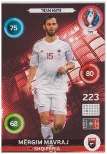 Adrenalyn XL UEFA Euro 2016, Team Mate, #339, Mergim Mavraj