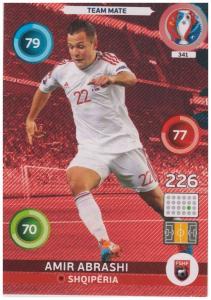 Adrenalyn XL UEFA Euro 2016, Team Mate, #341, Amir Abrashi