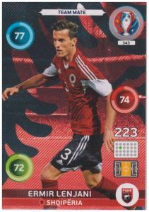 Adrenalyn XL UEFA Euro 2016, Team Mate, #343, Ermir Lenjani