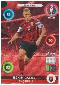 Adrenalyn XL UEFA Euro 2016, Team Mate, #344, Bekim Balaj