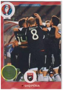 Adrenalyn XL UEFA Euro 2016, Making History, #346, Shqiperia
