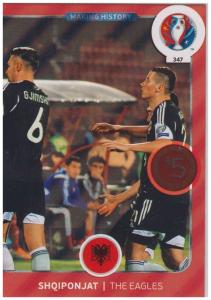 Adrenalyn XL UEFA Euro 2016, Making History, #347, Shqiperia