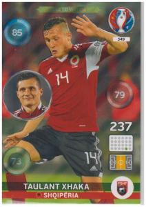 Adrenalyn XL UEFA Euro 2016, One to Watch, #349, Taulant Xhaka