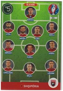 Adrenalyn XL UEFA Euro 2016, Eleven, #351, Shqiperia