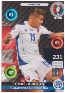 Adrenalyn XL UEFA Euro 2016, Team Mate, #354, Tomas Hubocan