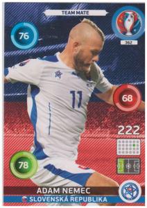 Adrenalyn XL UEFA Euro 2016, Team Mate, #362, Adam Nemec