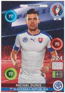 Adrenalyn XL UEFA Euro 2016, Team Mate, #363, Michal Duris