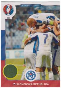 Adrenalyn XL UEFA Euro 2016, Making History, #364, Slovenska Republika