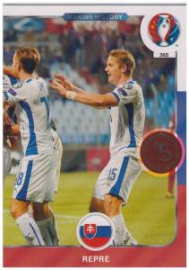 Adrenalyn XL UEFA Euro 2016, Making History, #365, Slovenska Republika