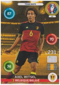 Adrenalyn XL UEFA Euro 2016, Team Mate, #037, Axel Witsel