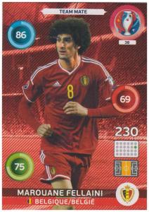 Adrenalyn XL UEFA Euro 2016, Team Mate, #038, Marouane Fellaini