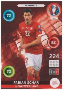 Adrenalyn XL UEFA Euro 2016, Team Mate, #393, Fabian Schär