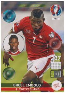 Adrenalyn XL UEFA Euro 2016, One to Watch, #402, Breel Embolo