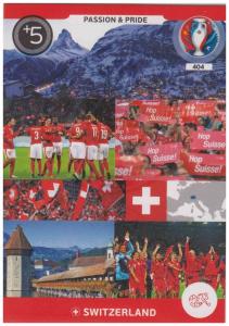 Adrenalyn XL UEFA Euro 2016, Passion & Pride, #404, Switzerland