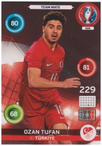 Adrenalyn XL UEFA Euro 2016, Team Mate, #408, Ozan Tufan