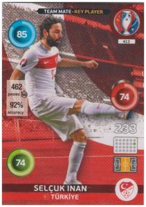 Adrenalyn XL UEFA Euro 2016, Team Mate - Key Player, #413, Selcuk Inan