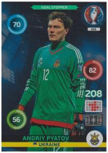 Adrenalyn XL UEFA Euro 2016, Goal Stopper, #425, Andriy Pyatov