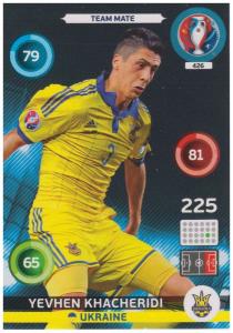 Adrenalyn XL UEFA Euro 2016, Team Mate, #426, Yevhen Khacheridi