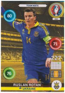 Adrenalyn XL UEFA Euro 2016, Team Mate, #432, Rusian Rotan