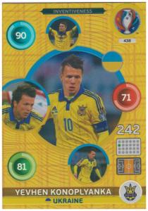Adrenalyn XL UEFA Euro 2016, Inventiveness, #438, Yevhen Konoplyanka
