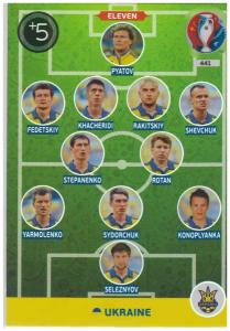 Adrenalyn XL UEFA Euro 2016, Eleven, #441, Ukraine