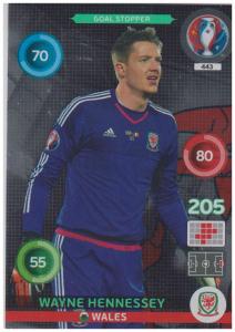 Adrenalyn XL UEFA Euro 2016, Goal Stopper, #443, Wayne Hennessey