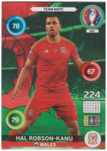 Adrenalyn XL UEFA Euro 2016, Team Mate, #452, Hal Robson-Kanu