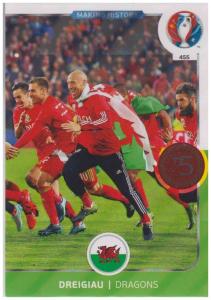Adrenalyn XL UEFA Euro 2016, Making History, #455, Wales