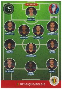 Adrenalyn XL UEFA Euro 2016, Eleven, #045, Belgique / Belgie
