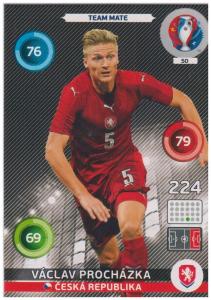 Adrenalyn XL UEFA Euro 2016, Team Mate, #050, Vaclav Prochazka