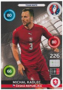 Adrenalyn XL UEFA Euro 2016, Team Mate, #051, Michal Kadlec