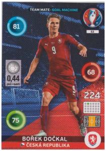 Adrenalyn XL UEFA Euro 2016, Team Mate - Goal Machine, #053, Borek Dockal