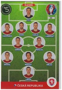 Adrenalyn XL UEFA Euro 2016, Eleven, #063, Ceska Republika