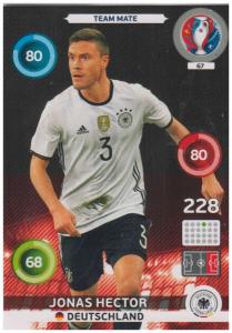 Adrenalyn XL UEFA Euro 2016, Team Mate, #067, Jonas Hector