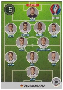 Adrenalyn XL UEFA Euro 2016, Eleven, #081, Deutschland