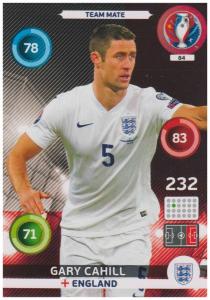 Adrenalyn XL UEFA Euro 2016, Team Mate, #084, Gary Cahill