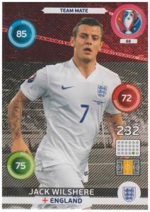 Adrenalyn XL UEFA Euro 2016, Team Mate, #088, Jack Wilshere