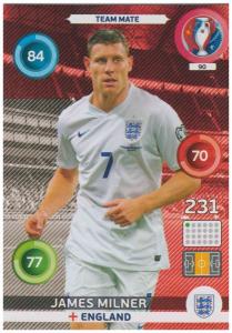 Adrenalyn XL UEFA Euro 2016, Team Mate, #090, James Milner