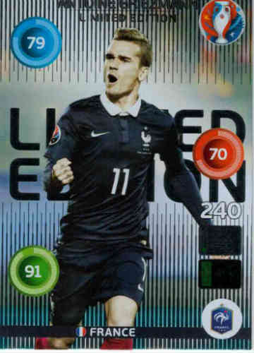 Adrenalyn XL UEFA Euro 2016, Limited Edition, Antoine Griezmann - Classic
