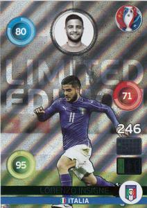 Adrenalyn XL UEFA Euro 2016, Limited Edition, Lorenzo Insigne - Shiny