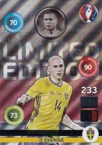 Adrenalyn XL UEFA Euro 2016, Limited Edition, Victor Lindelöf - Shiny