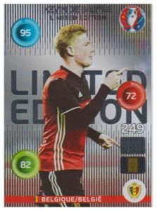 Adrenalyn XL UEFA Euro 2016, Limited Edition, Kevin De Bruyne - Classic