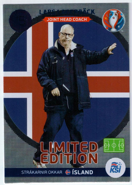 Adrenalyn XL UEFA Euro 2016, Limited Edition, Lars Lagerbäck - Iceland