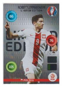Adrenalyn XL UEFA Euro 2016, Limited Edition, Robert Lewandowski - Classic