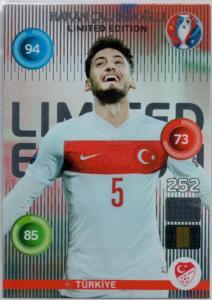 Adrenalyn XL UEFA Euro 2016, Limited Edition, Hakan Calhanoglu - Classic