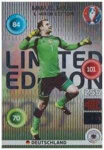 XXL Adrenalyn XL UEFA Euro 2016, Limited Edition XXL, Manuel Neuer - Classic