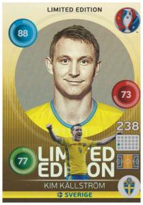 XXL Adrenalyn XL UEFA Euro 2016, Limited Edition XXL, Kim Kallstrom - Hero