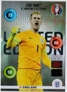 XXL Adrenalyn XL UEFA Euro 2016, Limited Edition XXL, Joe Hart - Classic