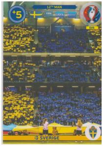 Adrenalyn XL UEFA Euro 2016, 12th Man, #SV5, 12th man
